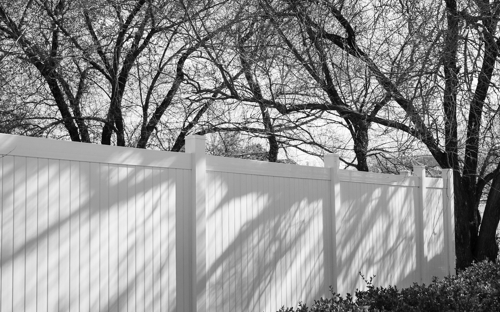 Vinyl fence