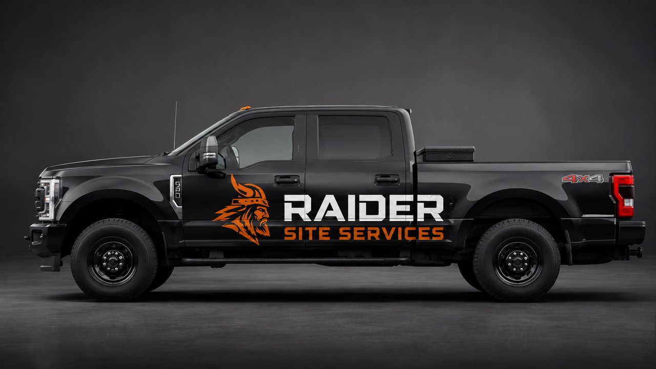 Raider Site Services work truck
